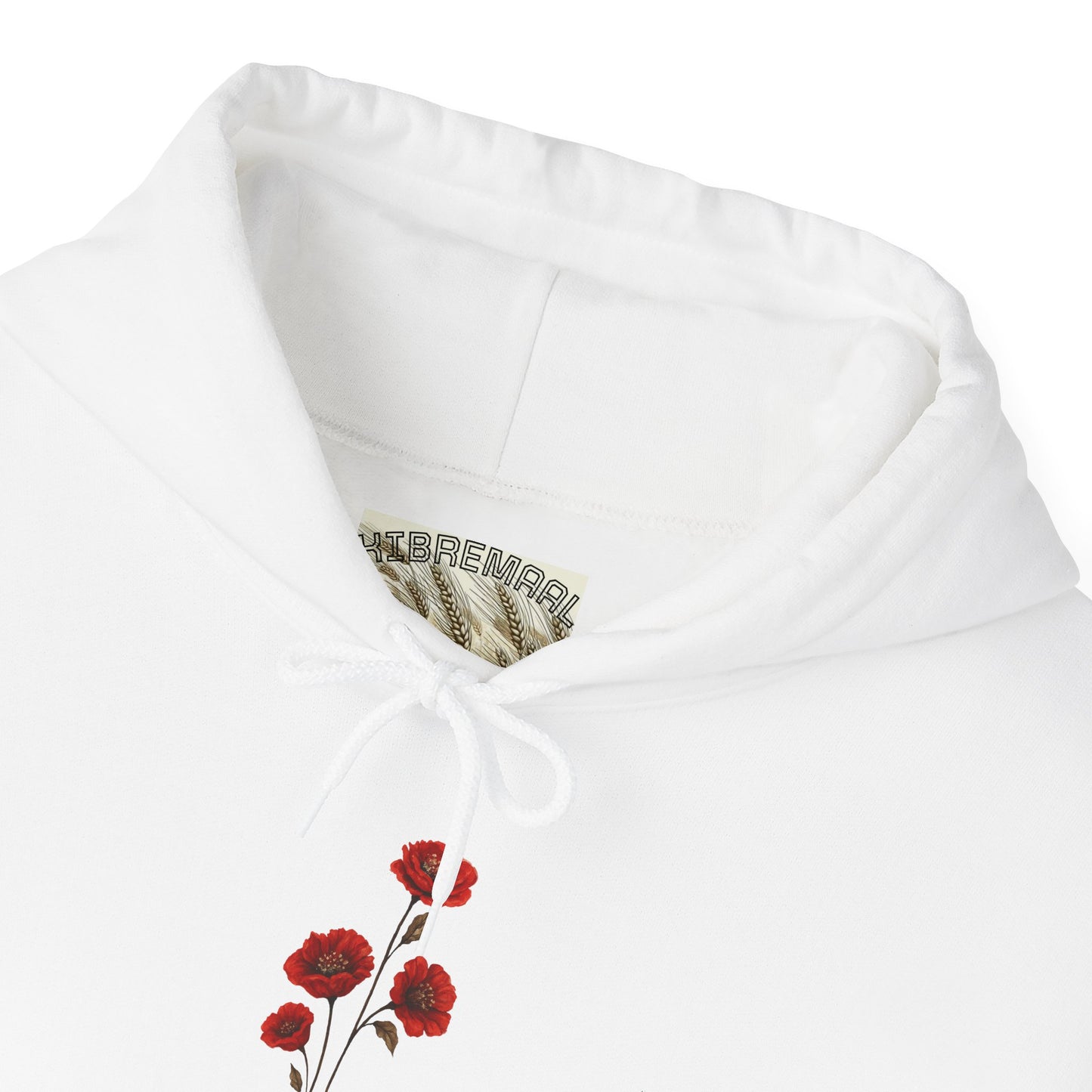 Floral Hoodie with Red Roses - Unisex Heavy Blend™ Sweatshirt